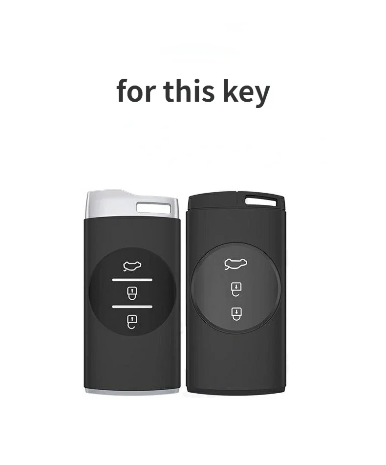 Car Key Protection Cover Suitable for Exeed LX 2021 2022 2023 Zinc Alloy  + Leather  Car Remote Key Case Cover