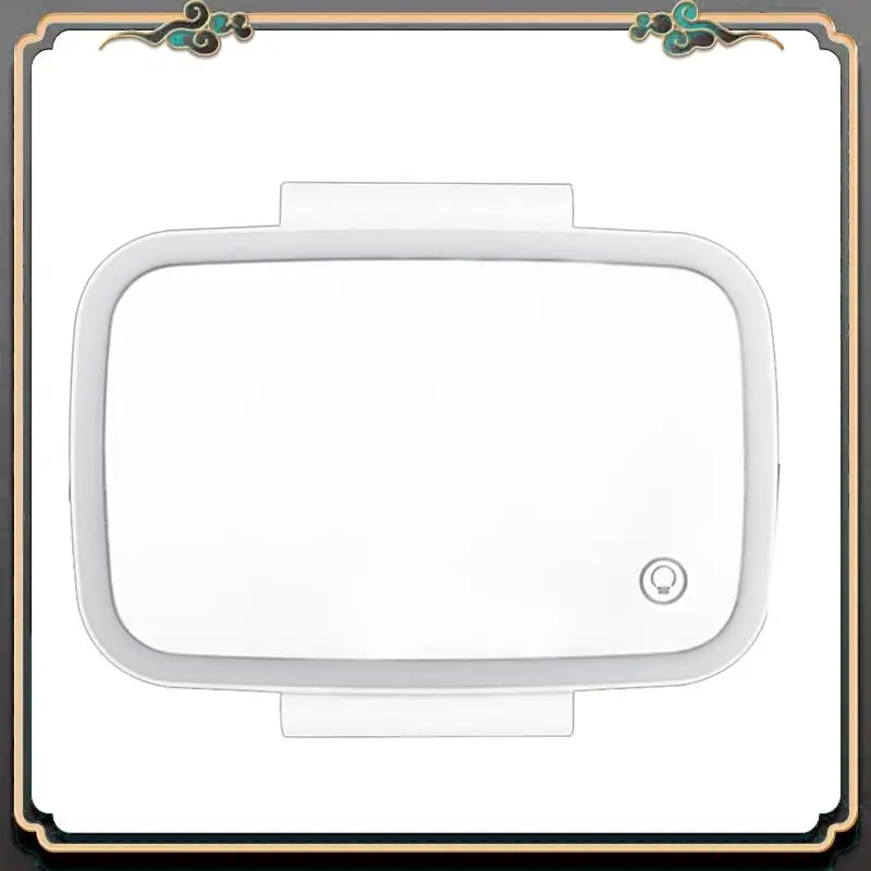 

M45K-Universal Car Visor Vanity Mirror Car Visor Vanity Mirror With LED Lights Built-In Lithium Battery Touch Sensor Rechargeabl