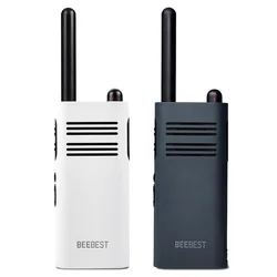 BeeBest A208 Handheld Walkie Talkies Blue 3350mAh 5W 1-5KM Two Way Radio for Outdoor Indoor Building Security