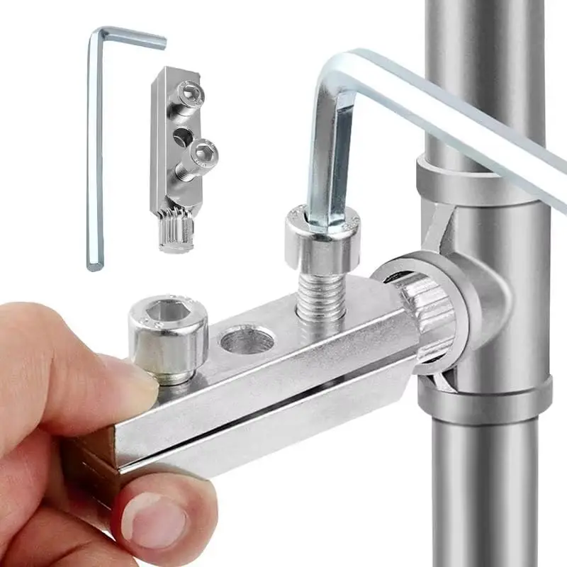 

Искострактор сломанной проволоки, инструмент для нарезки резьбы, экстрактор винтов, регулируемый инструмент для удаления сломанной трубы для 4/6 точек, угловые клапаны крана