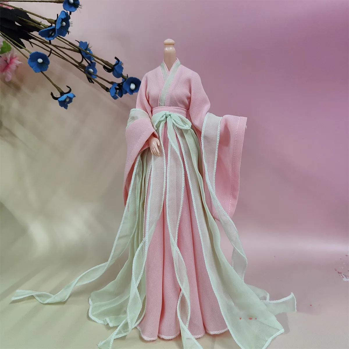 

1/6 Dress Chinese Ancient Suit Hanfu Tradition Hanfu Robe Costume Customize Dress for 12inch Action Figure Model Toy