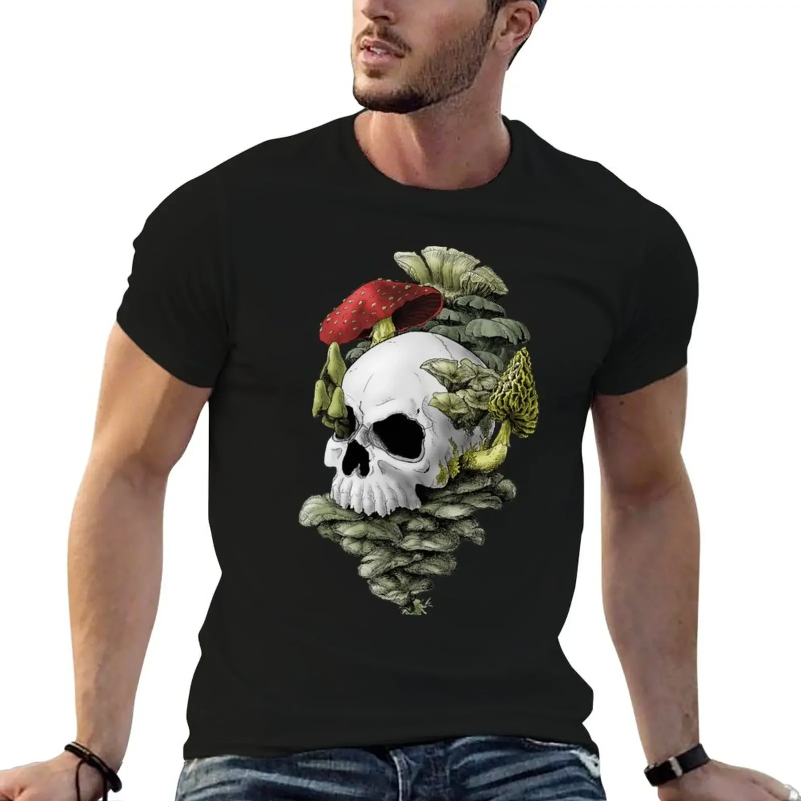 Poisonous shrooms T-Shirt plus size clothes plus size tops anime shirts men