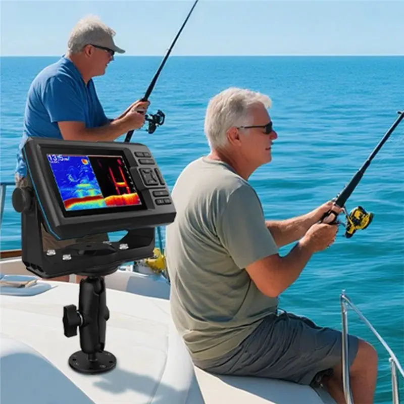 a74k-aluminum-fish-for-finder-mount-base-360°-rotation-for-garmin-for-lowrance-humminbird-marine-electronics-holder