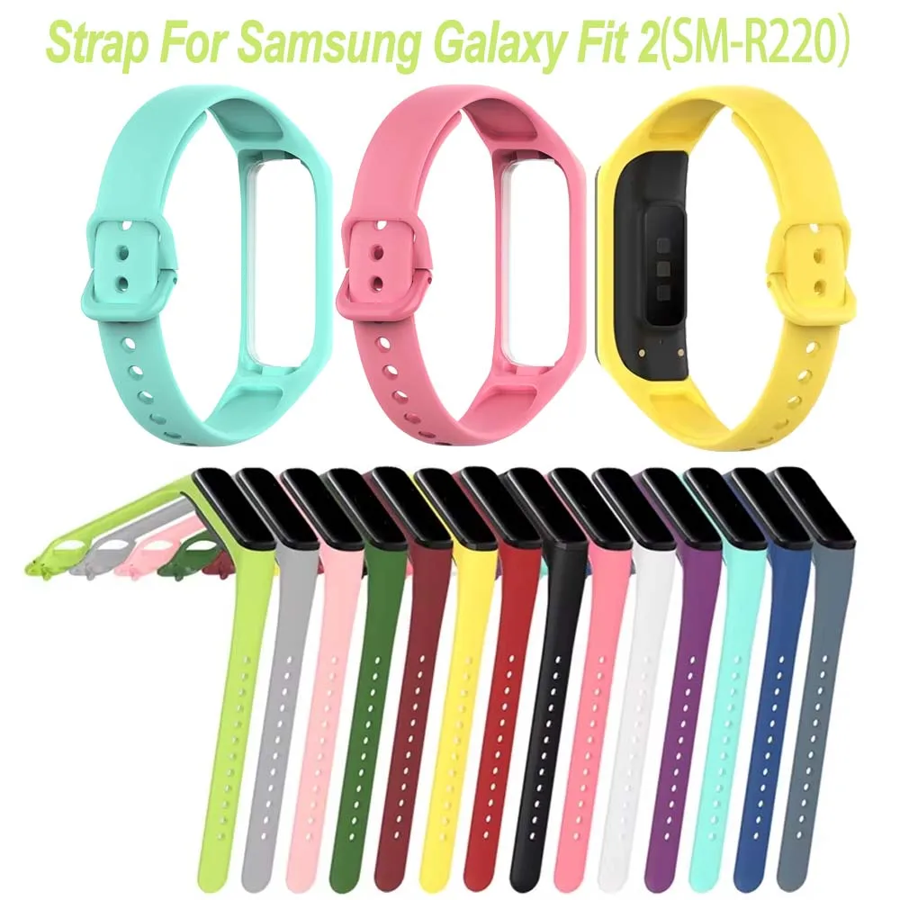 Weiches Silikonarmband für Samsung Galaxy Fit 2, Ersatz-Sportarmband, Correa für Samsung Galaxy Fit 2 Armband