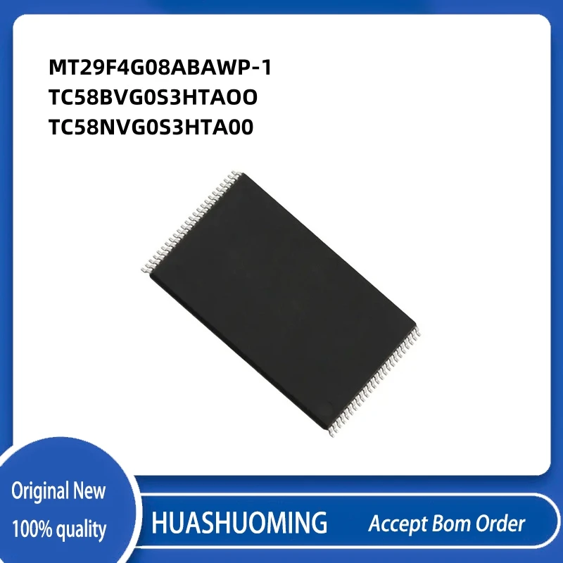 

5pcs/lot New MT29F4G08ABAWP-IT: D MT29F4G08ABAWAWP MT29F4G08 TC58BVG0S3HTAOO TC58BVG TC58NVG0S3HTA00 C58NV TSOP-48