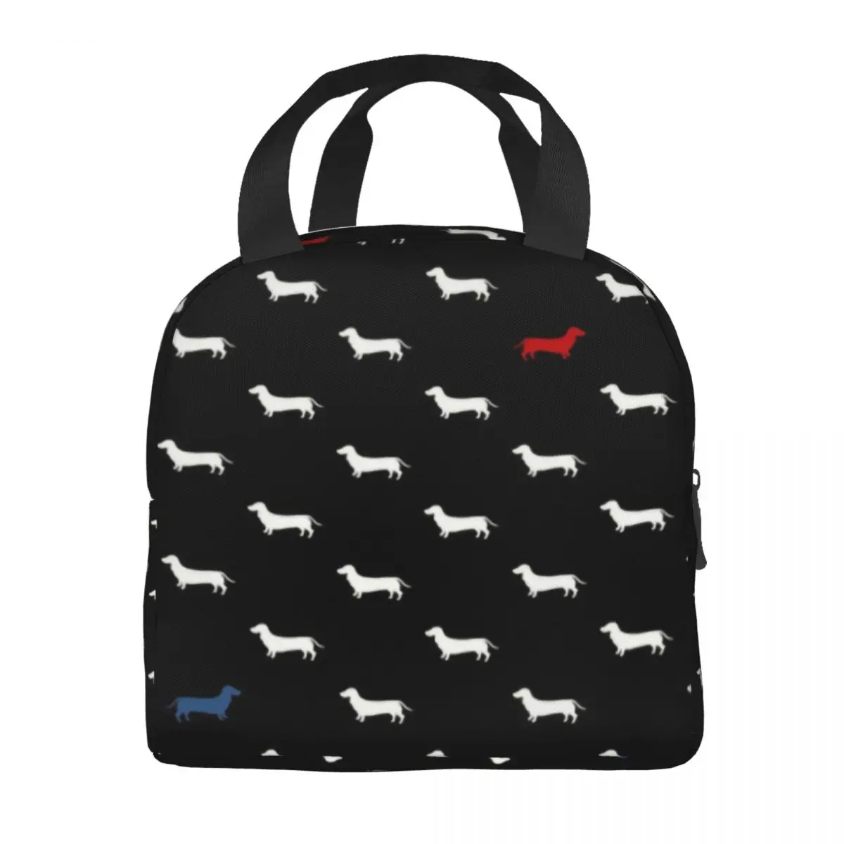 Dachshund Insulated Lunch Bag for Women Leakproof Badger Sausage the Wiener Dog Thermal Cooler Lunch Tote Kids School Children