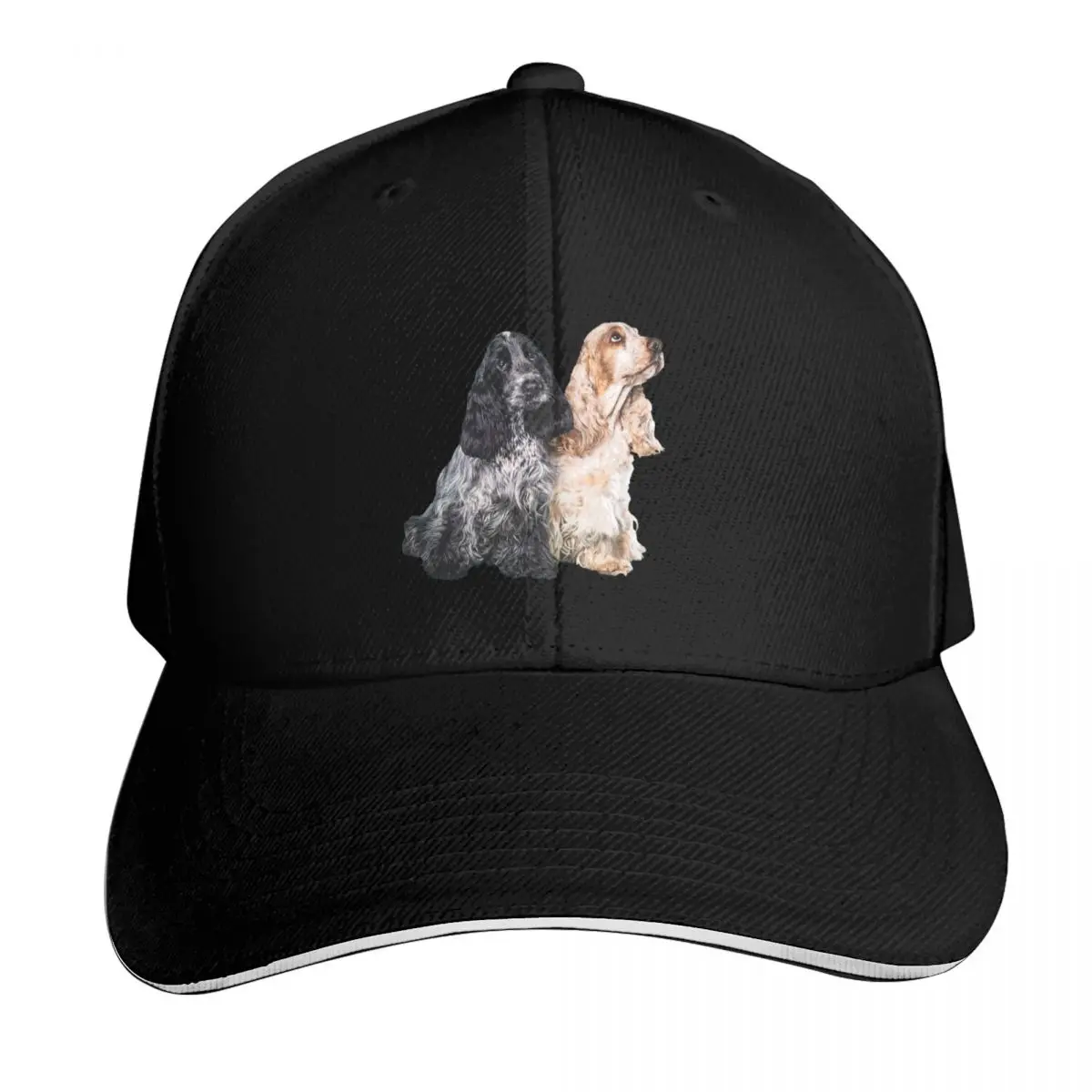 Gorra de béisbol con diseño de cachorros Cocker Spaniel Blue Roan Orange Roan, gorra de camionero, gorra de talla grande, gorra de golf para mujer y hombre