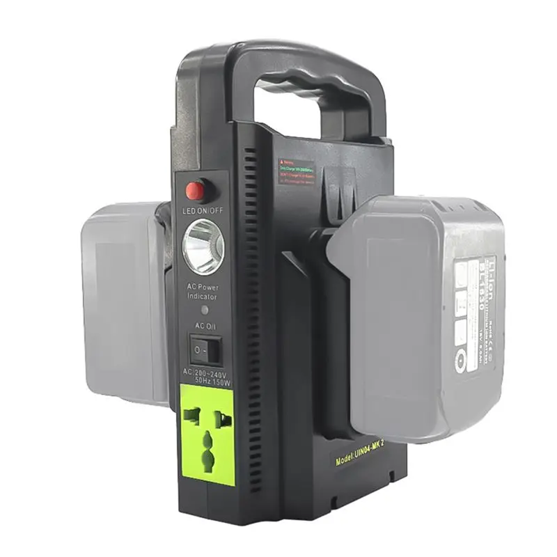 

Инверторный зарядный адаптер 220В для литий-ионных аккумуляторов DeWalt, с вилкой стандарта ЕС