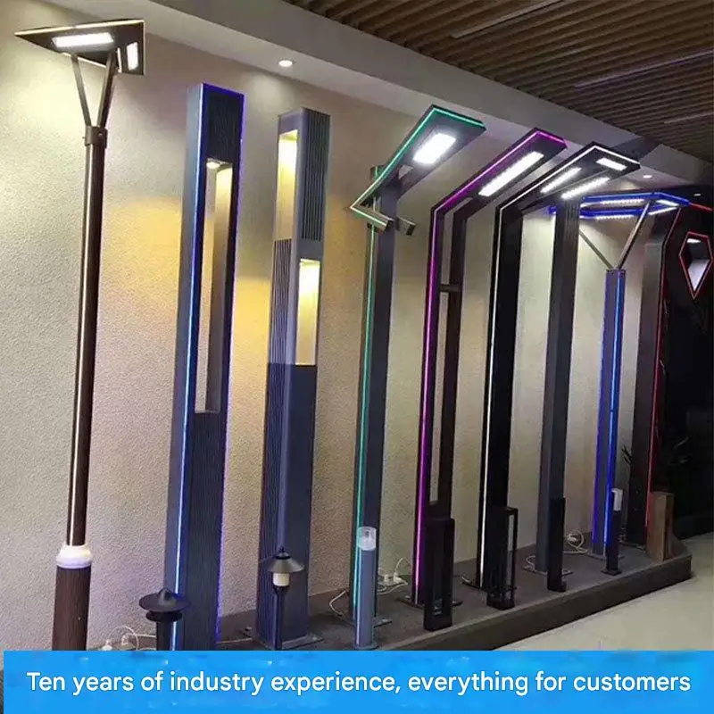 Waterproof Outdoor Garden Light square Street Park for Road and Landscape 50W 3 Meters Aluminum Column Light LED Garden Light