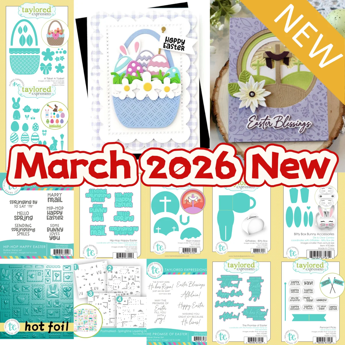 

Easter 2026 New Bitty Box Bunny Stamps Metal Cutting Dies Stencil Hot Foil for DIY Decoration Card Scrapbook Paper Template