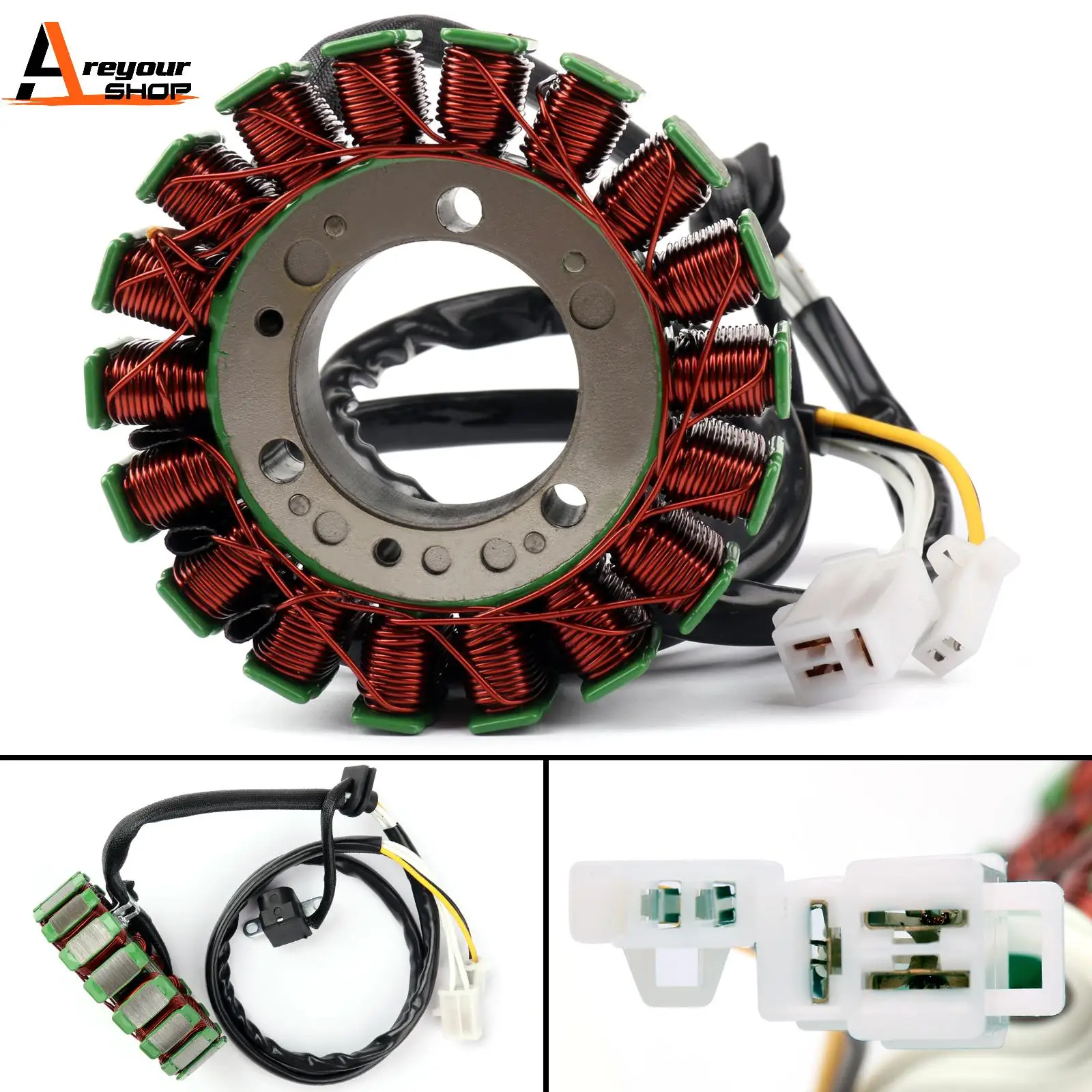 Areyourshop for Yamaha FZS600 FAZER 1998-2003 FZS600S 2000-2001 Magneto Generator Engine Stator Coil