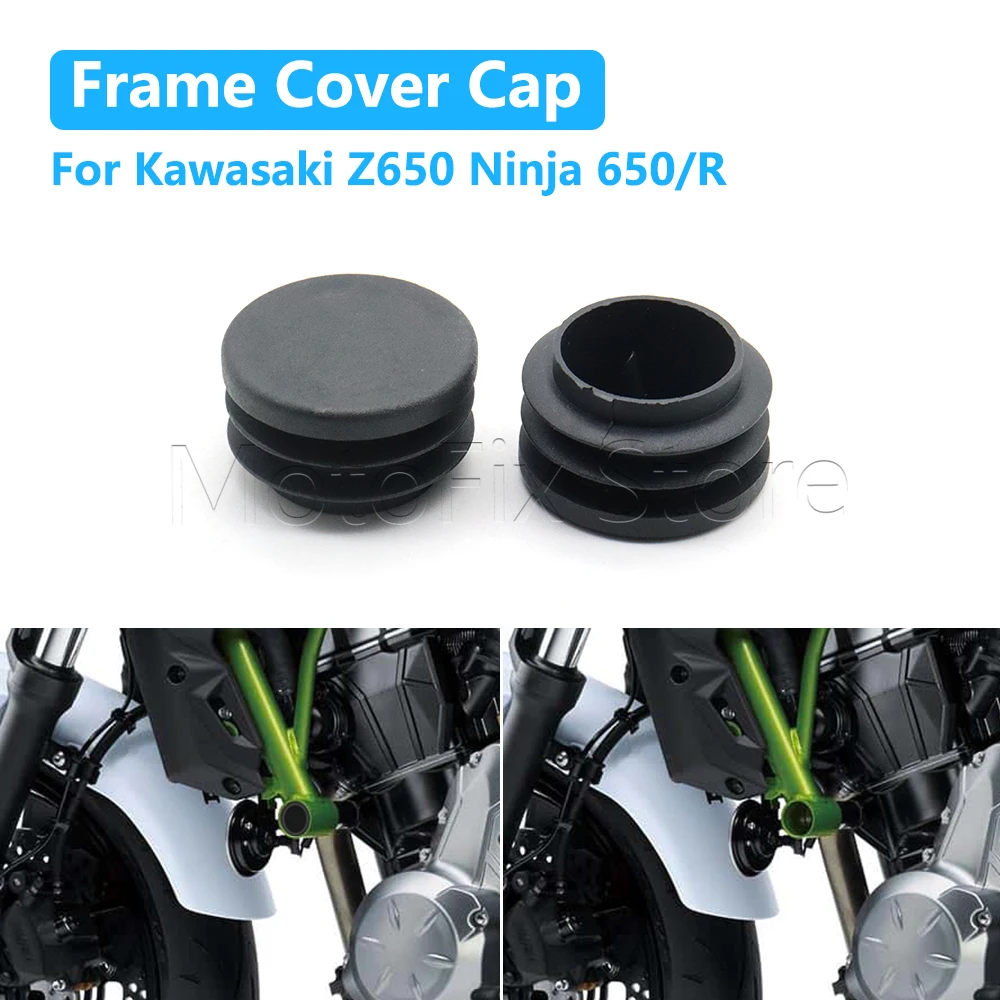 

Motorcycle Accessories Frame Hole Cover Caps Plug Frame For Kawasaki Z650 Ninja 650 Ninja 650R 2017-2025 2024 2023 2022 2021