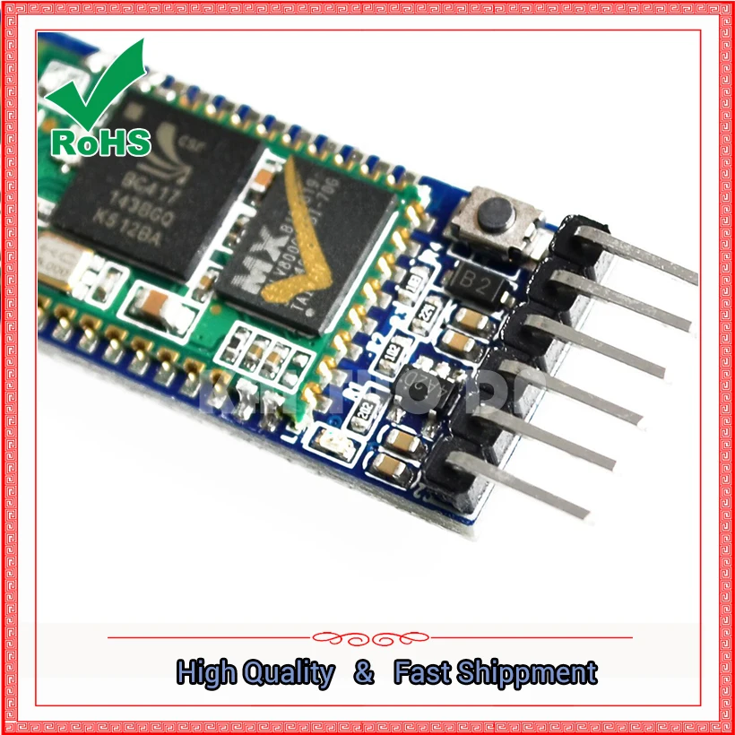 Anti-reverse, Bluetooth-compatible Serial Port Transparent module, Wireless Serial Port HC-05 master-slave Expansion Board