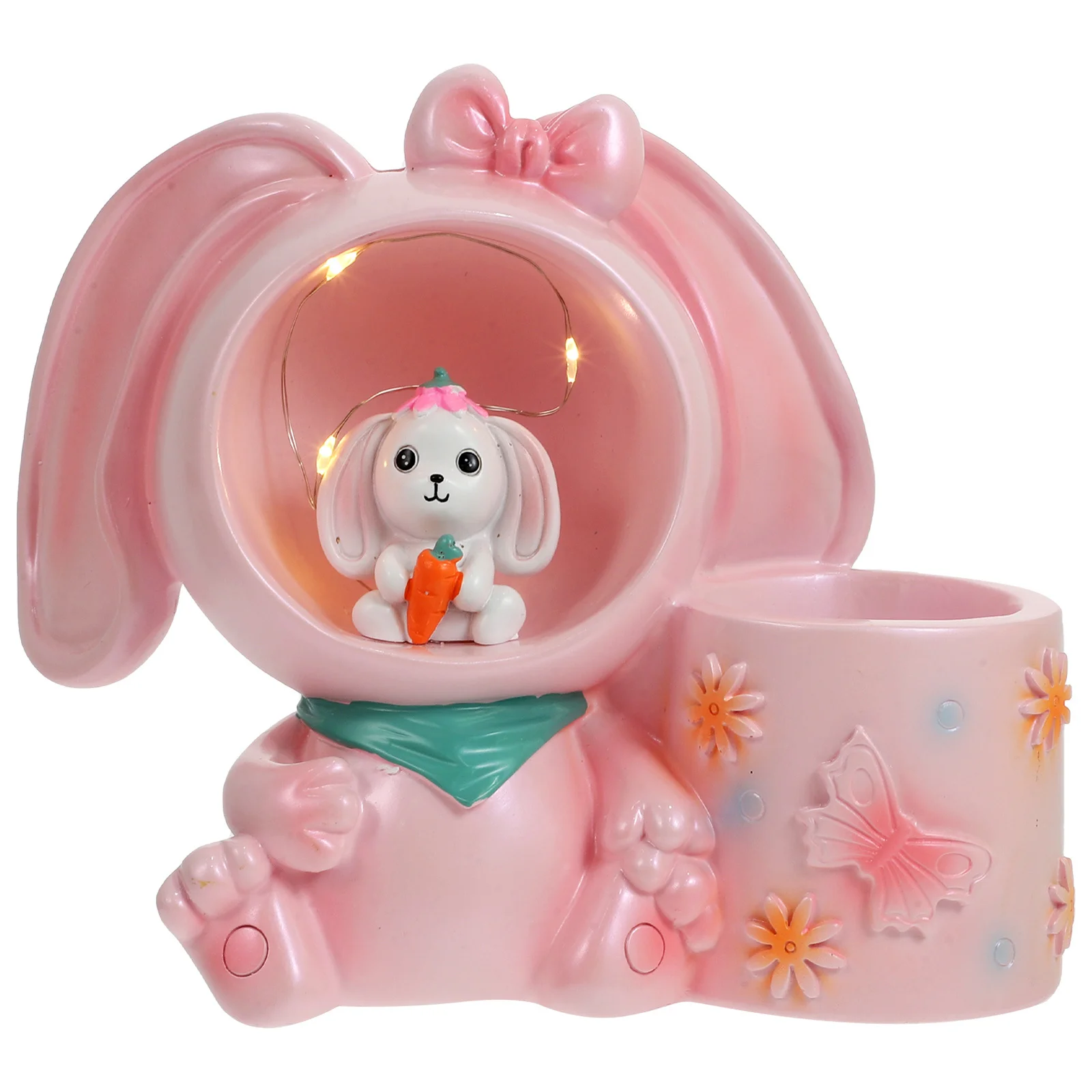 

Cartoon Animal Pencil Holder Multifunctional Desktop Storage Box Sturdy Desktop Organizer for Pens Makeup Tools Office School