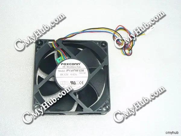 For Foxconn PVA070F12H-M06-BE DC12V 0.42A 7020 7CM 70MM 70X70X20MM 4pin Cooling Fan PVA070F12H-M06-BE