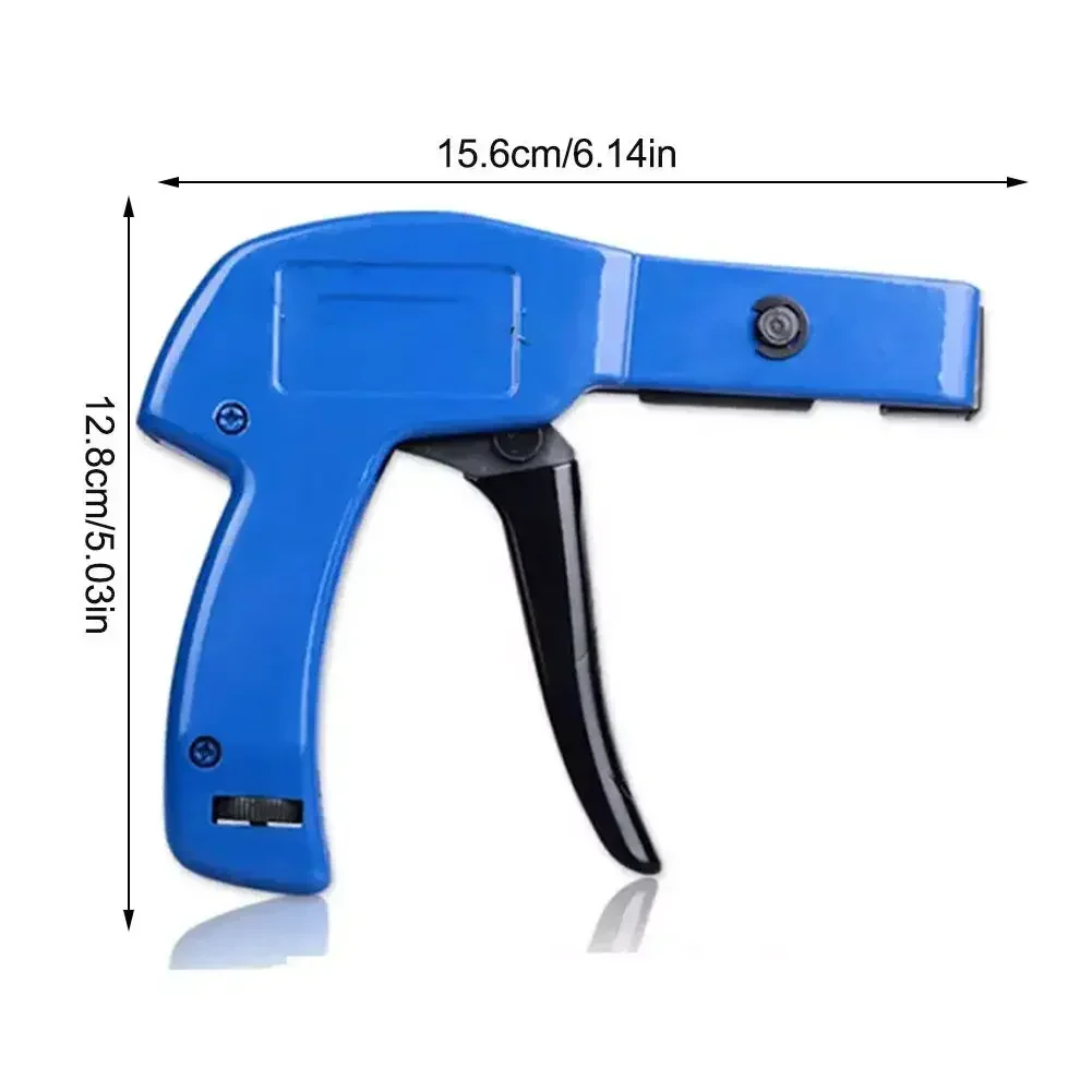 Cable Tie Gun Nylon Zip Pliers Fastening Tie Tool Die-Cast Steel Flush Cut Zip Tie Tool for Nylon Cable Accessories 2.4-4.8mm