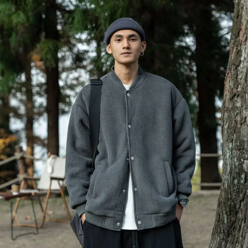 

Мужская весенняя модная бейсбольная куртка оверсайз 300 фунтов, винтажная свободная куртка-пилот, верхняя одежда