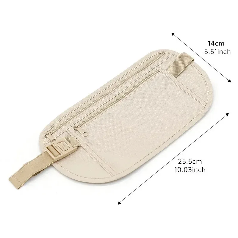 Travel Personal Sports Waist Bag Men Ultra-thin Anti-theft Running Waist Bag Multi-functional Mobile Phone Wallet Waist BagWomen