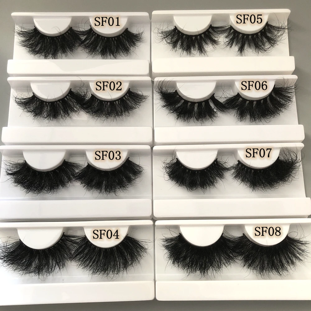 Mikiwi Wholesale 3d Mink Eyelashes Fluffy Reusable Soft Fluffy Messy Handmade Fluffy mink lashes bulk