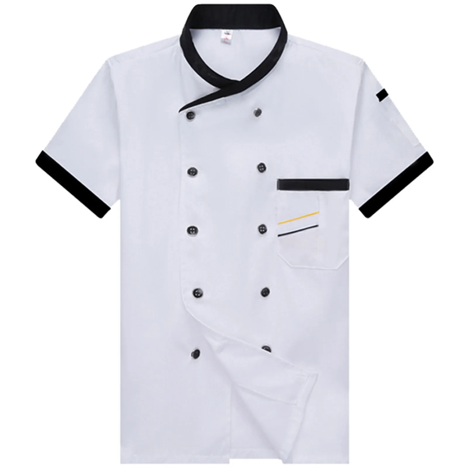 Nouvel uniforme de Chef à manches courtes pour femmes et hommes, vêtements de travail respirants pour Restaurant occidental, hôtel, cuisine, restauration, uniforme de travail