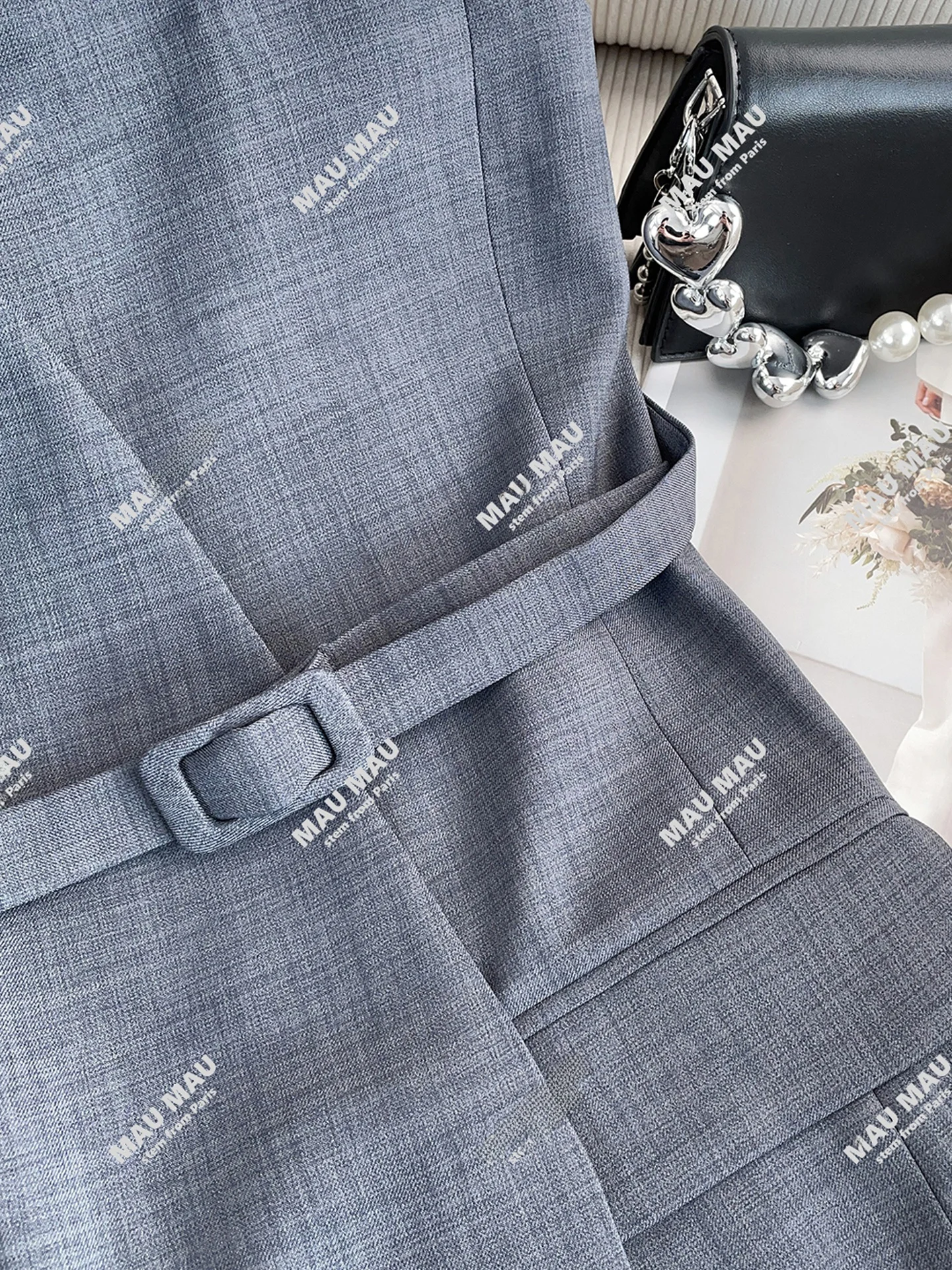 

Ele V-ne Floral Waist-cinching Vest Dr High Waist Simptic Commute Sle Mid-thi Summer 2025 Women's Clothing