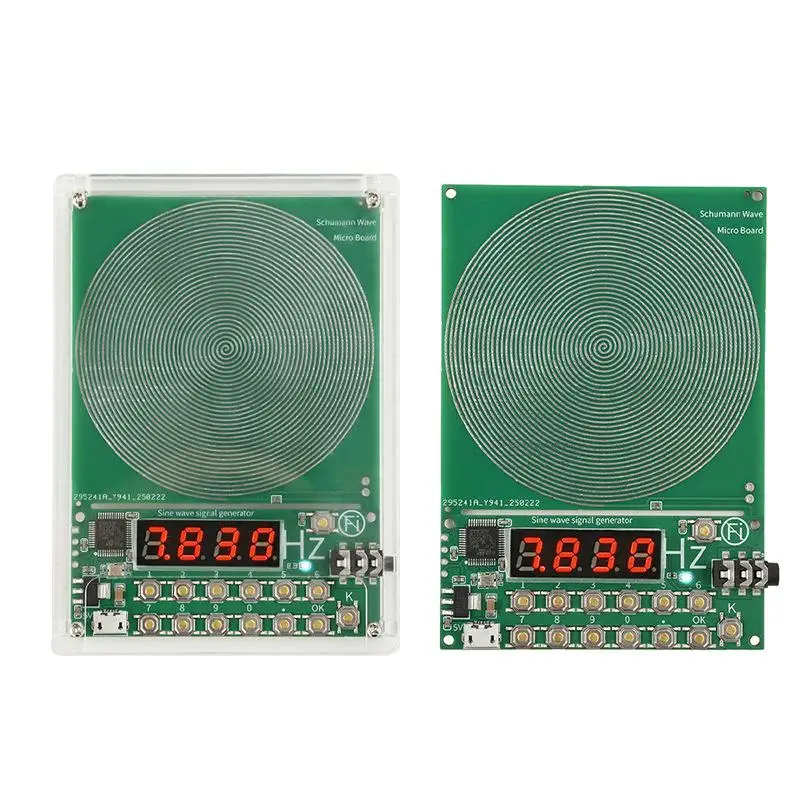 0.01Hz~100000Hz Adjustable Frequency Schumann Wave Signal Generator, 5 V DC Sine Wave Signal Generator, Micro USB Interface