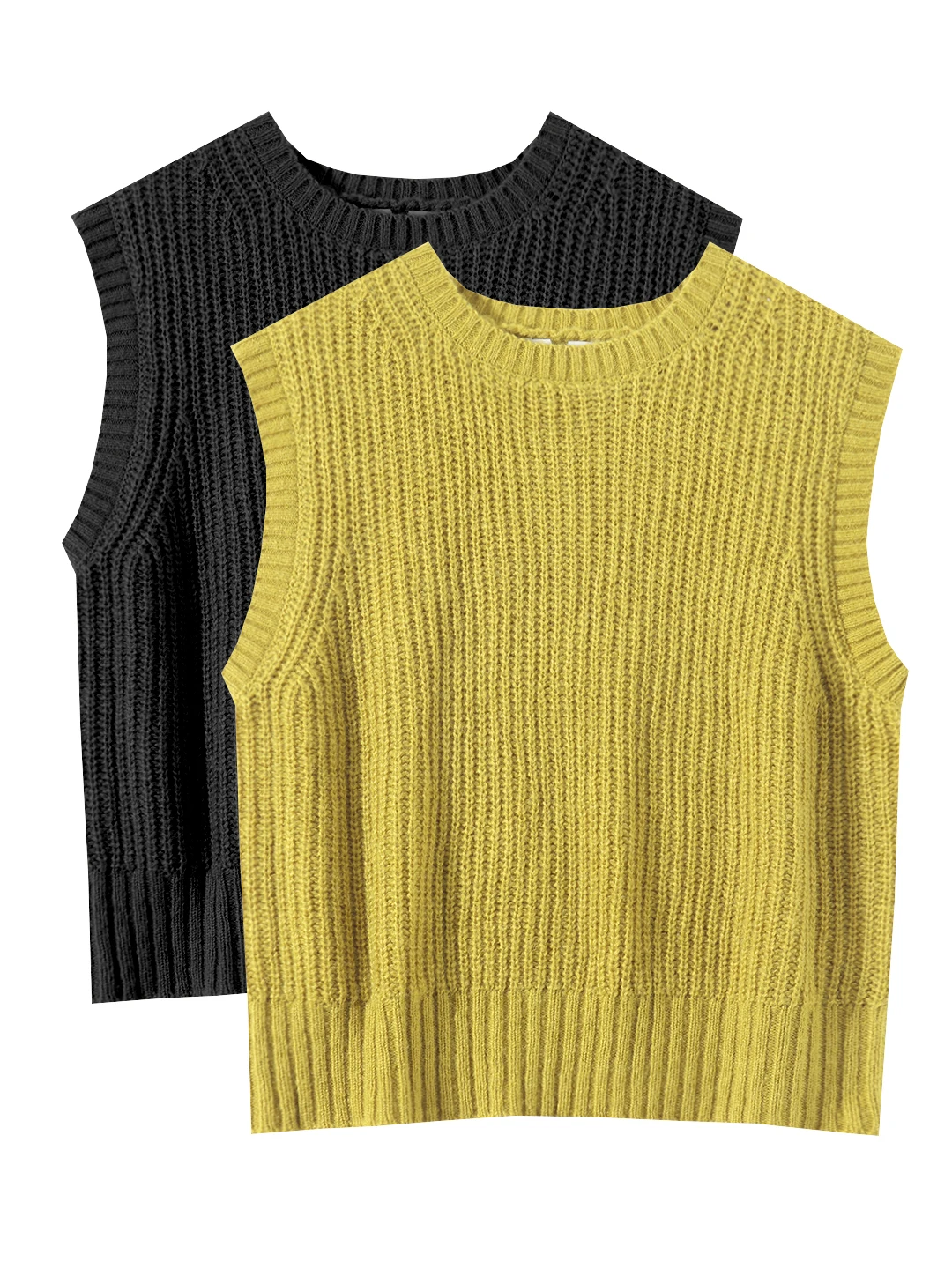 Camere Svel – gilet rond en mélange de laine tricoté pour femme, nouvelle collection automne-hiver 2021, couleur Sle pour les déplacements