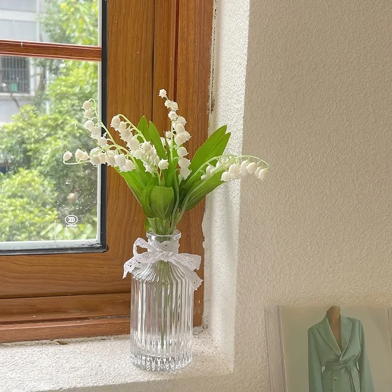 1pc Nordic Creative Transparent Vases for Plant Bottle Flower Pot Hydroponic Terrarium Arrangement Container Flower Table Vase