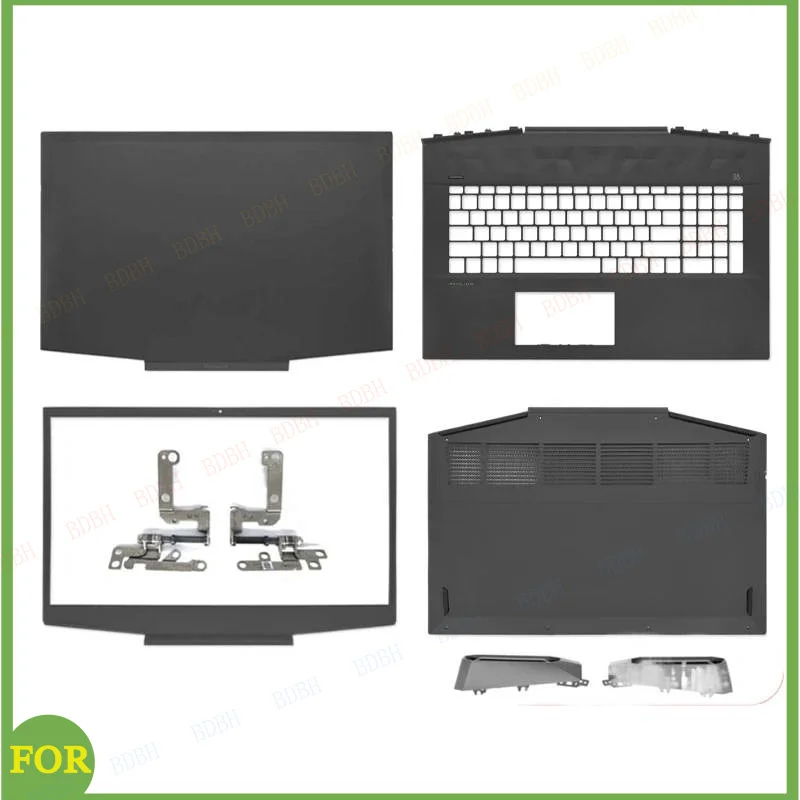 

Подходит для ноутбука Pavilion Gaming TPN-C142 17-CD: задняя крышка, передняя панель, рамка экрана, подставка для рук, вентиляционная панель, петля, крышки ABCD.