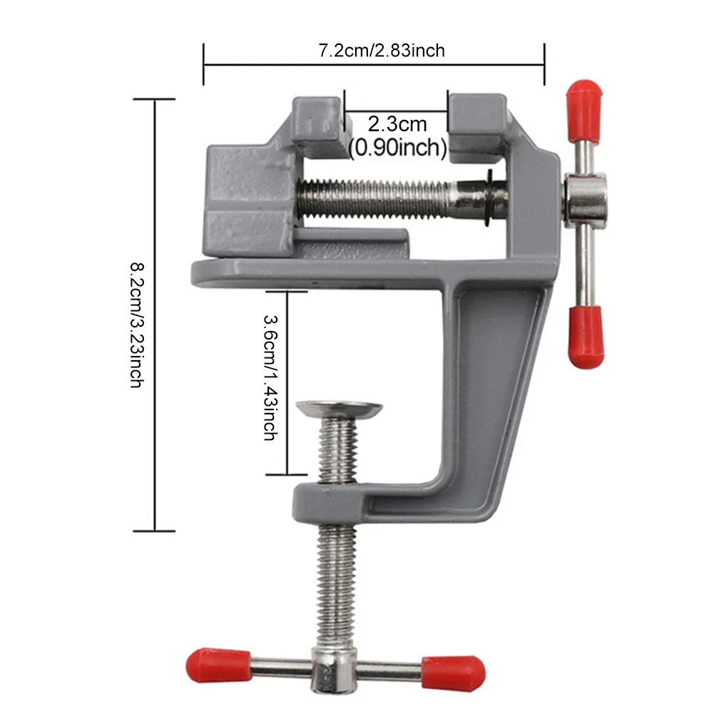 Mini tornillo de banco para manualidades, herramienta de reparación fija, banco de trabajo portátil, joyeros, abrazaderas de Hobby para hacer joyería electrónica