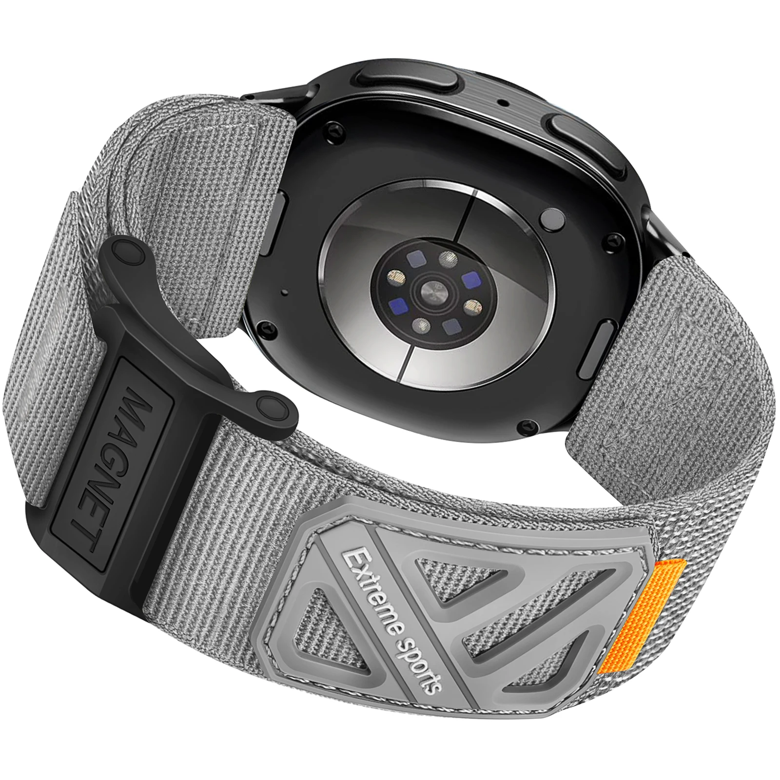 Braided Nylon Watch Band for Samsung Galaxy Watch 8 46mm/44mm/40mm. NewSoft Magnetic Clasp for Easy Wear