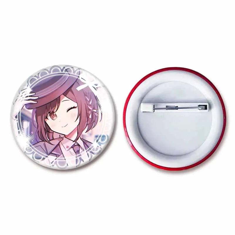 Project SEKAI Game PJSK Enamel Pins Aoyagi Toya Shinonome Akito Vivid BAD SQUAD Badge Cartoon Brooch Pin for Clothing Bag Decor