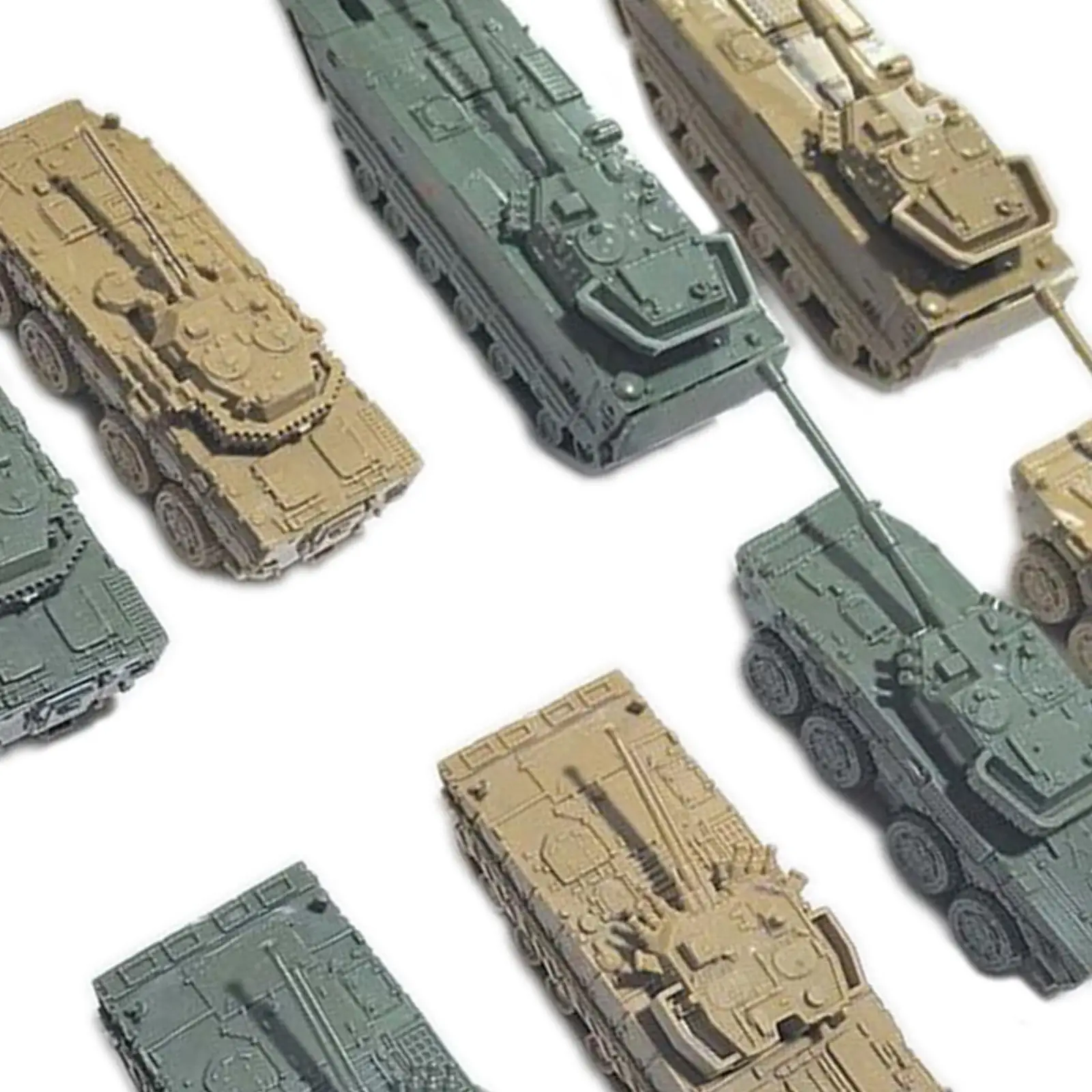 ชุดของเล่นประกอบรถถัง 8 ชิ้น แบบจำลองยานเกราะ สเกล 1:144 งานอดิเรก งานฝีมือ ของตกแต่งจิ๋ว ตัวต่อ สำหรับเด็กผู้ชาย