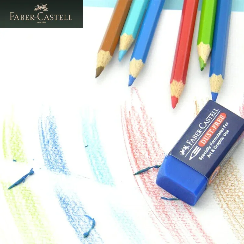 FABER CASTELL Special Ultra-Clean Eraser and No Debris Drawing Painting Erasable Art Supplies Office Stationery