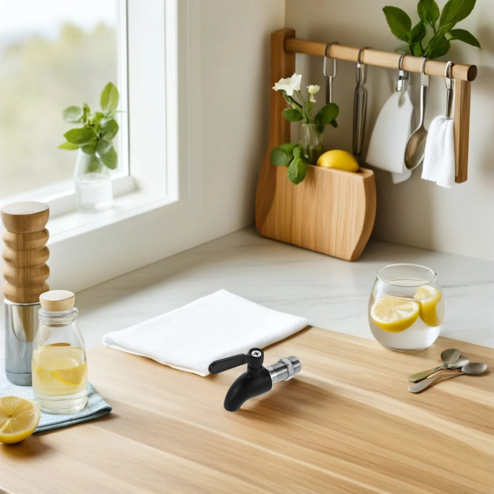 

Диспенсер для напитков из нержавеющей стали, патрубок 16 мм, герметичный кран для контейнера для напитков, графина, кувшина для сока, замена ведра для чая