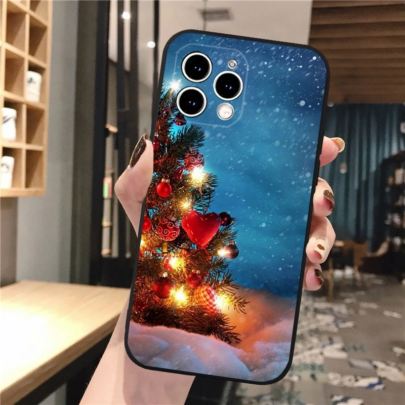 Christmas Tree Phone Case For iphone 16 15 14 Pro Max 16 15 14 13 12 Pro 15Plus iphone 11