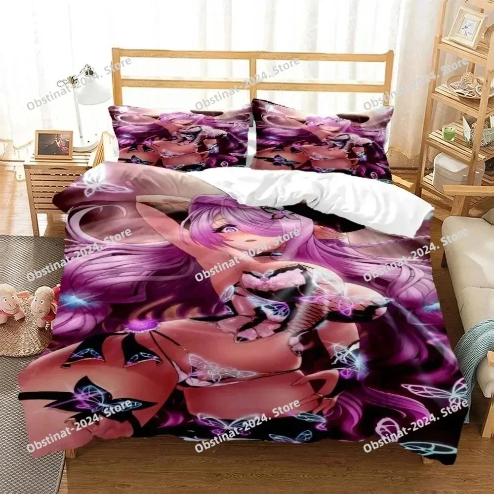 

Sexy Beauty Cartoon Digital Bedding Set Duvet Cover Full Queen King Size Pillowcase Bed Printed Aldult Kid Bedroom Single Twin