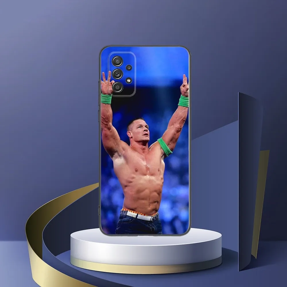 J-John C-Cena Cool Guy Phone Case For Samsung S24,S23,S22,S21,S20,S10,S10E,S9 Plus FE Note 20 Ultra 10,9 Plus Black