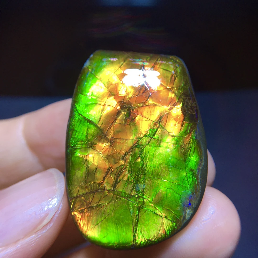 

Натуральный красный аммолит, кулон 37/26,1/5,4 мм, драгоценный камень, зеленый аммолит, стерлинговое серебро 925 пробы, женское и мужское ожерелье, Канада, AAAAA