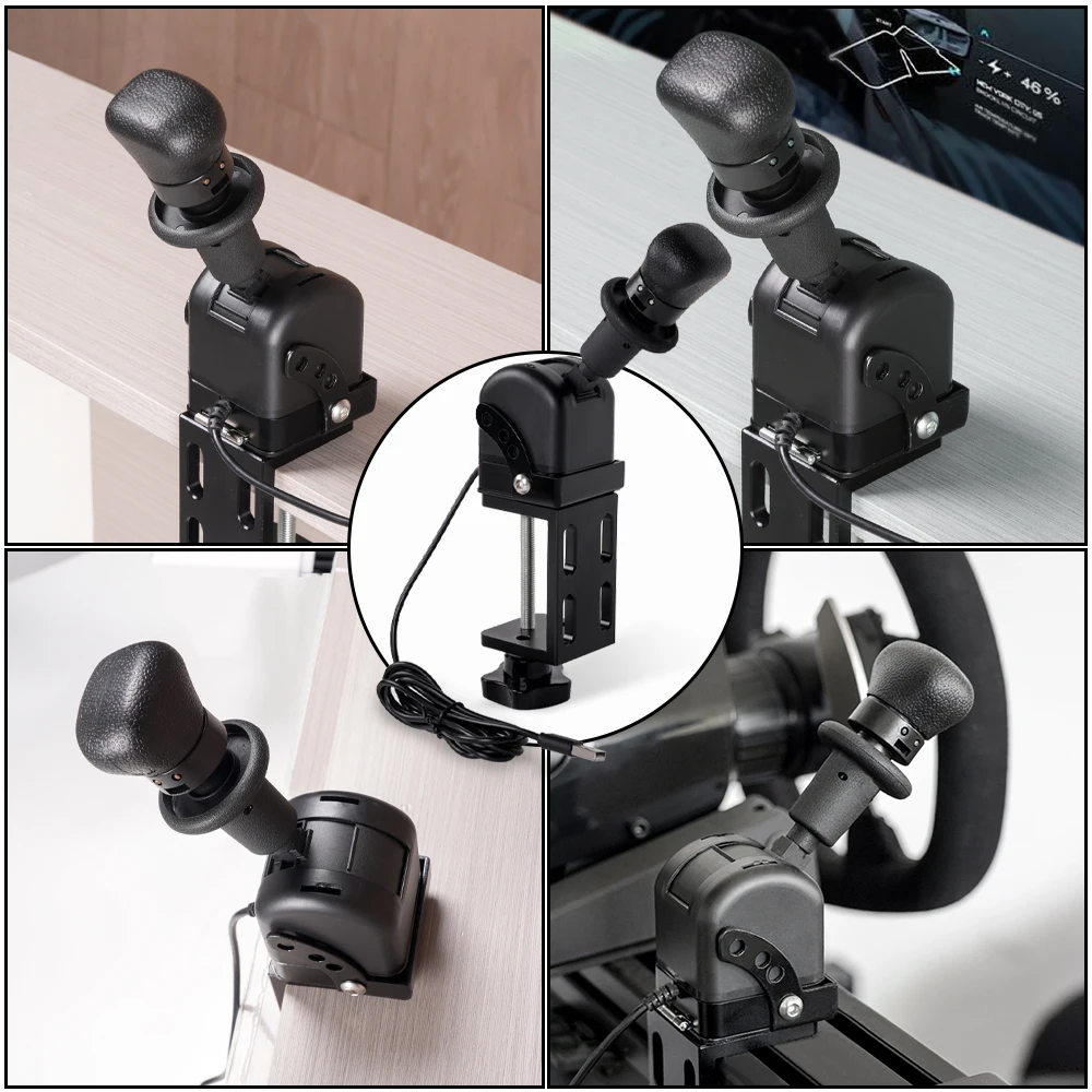 ZS-RACING Sim Racing PC USB Handbrake Racing Game Simulator Air Brake For Logitech G27/G29/G920/G923/Thrustmaster T300RS/GT - Image 6