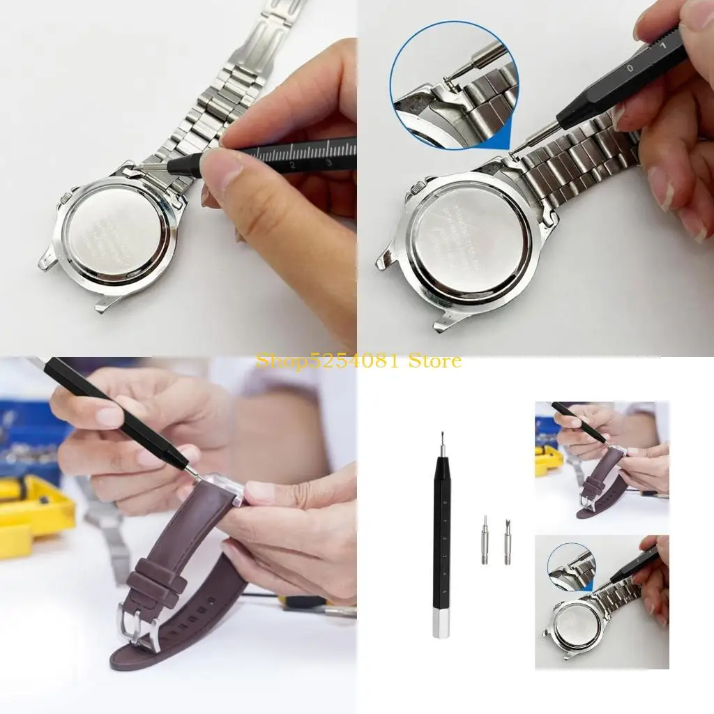 

AXYC Practical Watch Band Installation Tools with Scale Markings for Changing Leather or Metal Watch Bands