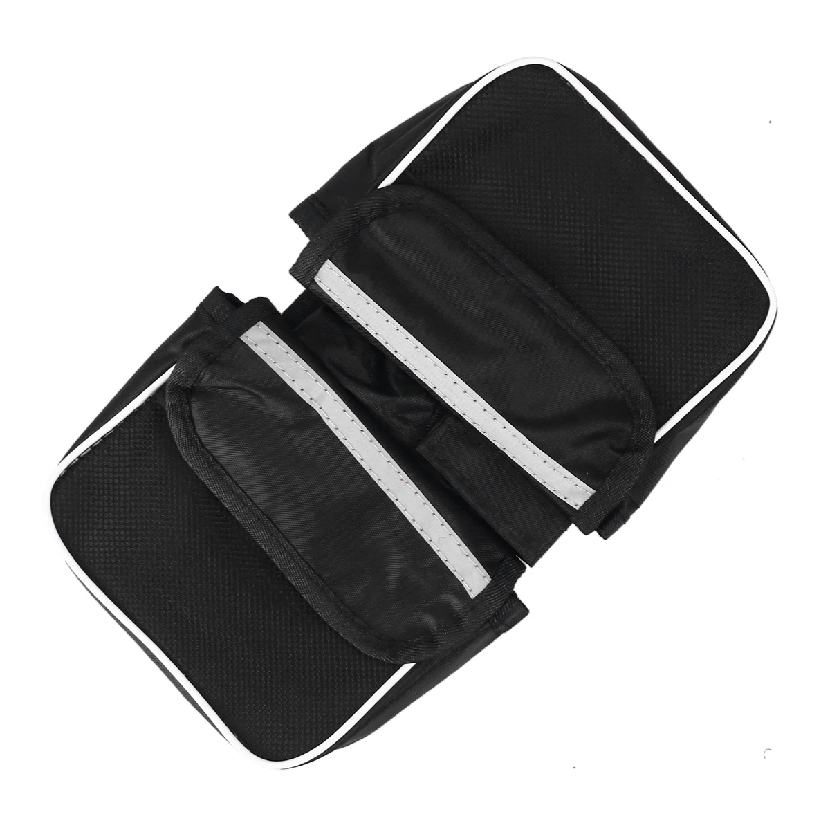

Bike Handlebar Bag Lightweight Durable Reflective Stripes Road Bicycle Cycling Accessories Front Pack Storage