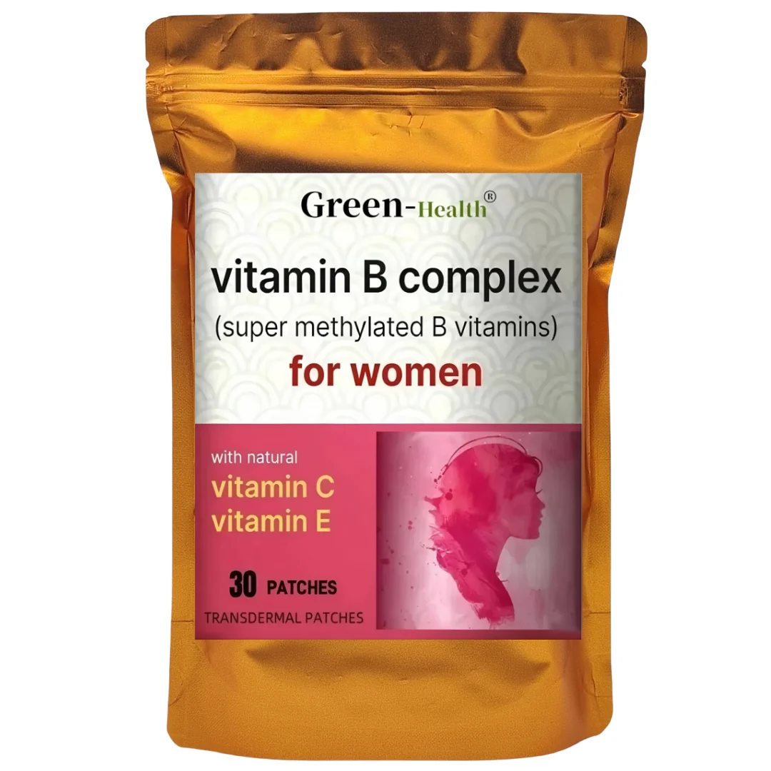 30 Patches Transdermal Vitamin B Complex For Women - Boost Immune System & Energy Levels