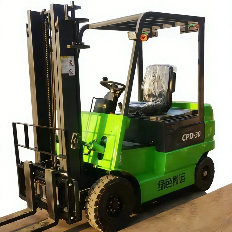 Forklift Hydraulic Stacker Loading Unloading Fully Automatic Elevating Rider Four-wheel Lithium Engine