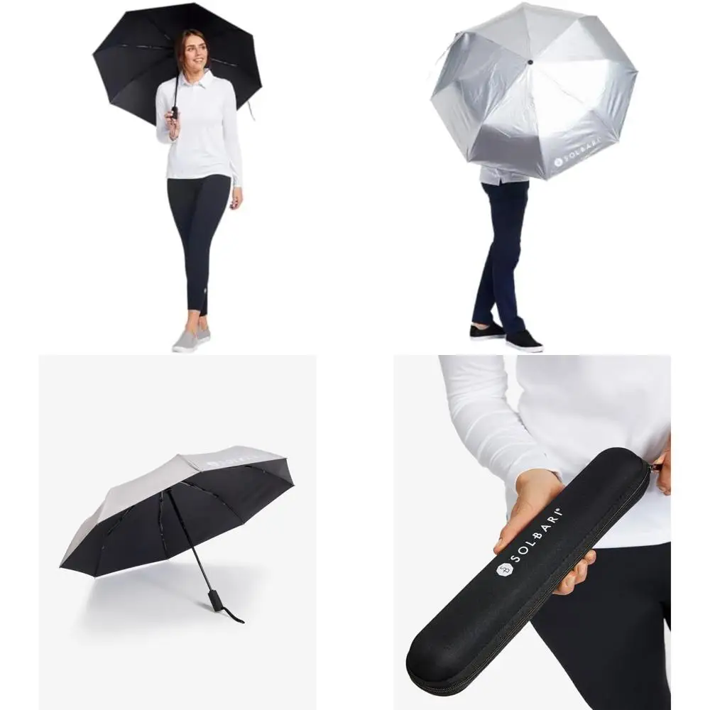 

Ultra-Light Travel-Friendly Sun Protective Umbrella with UPF 50+ UV Protection, Reflective for Beach and Outdoor Activities