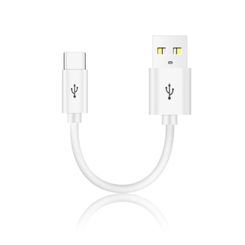 Short USB to Type-C Cable Cord Support Fast & Data Transfer for Phone 15