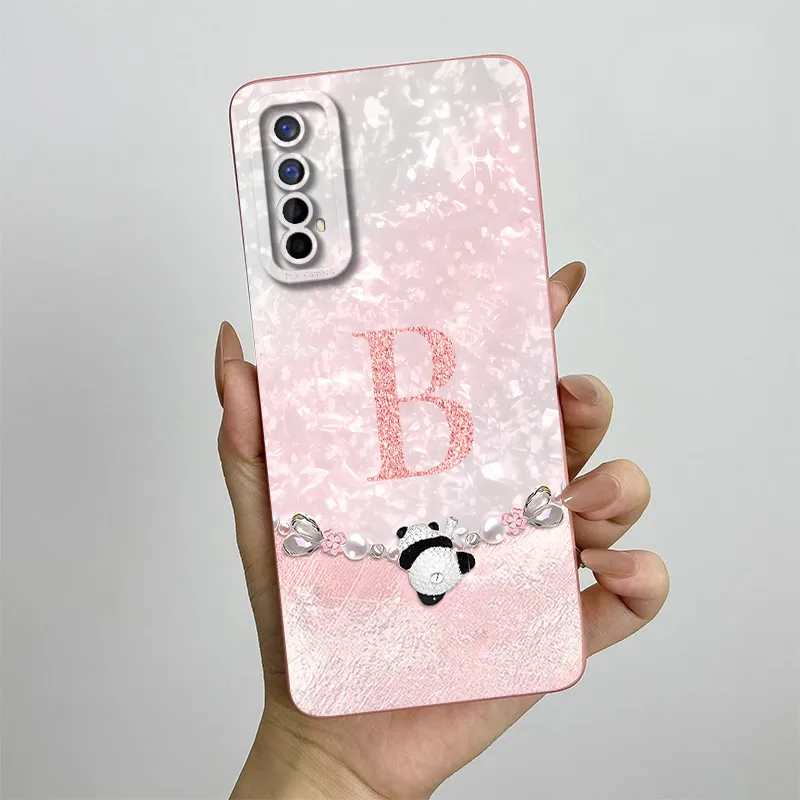 For Realme 7 RMX2151 RMX2155 Case Realme 7 Pro RMX2170 Phone Case Fashion Crown Letters Matte Anti Drop Soft Protective Cover