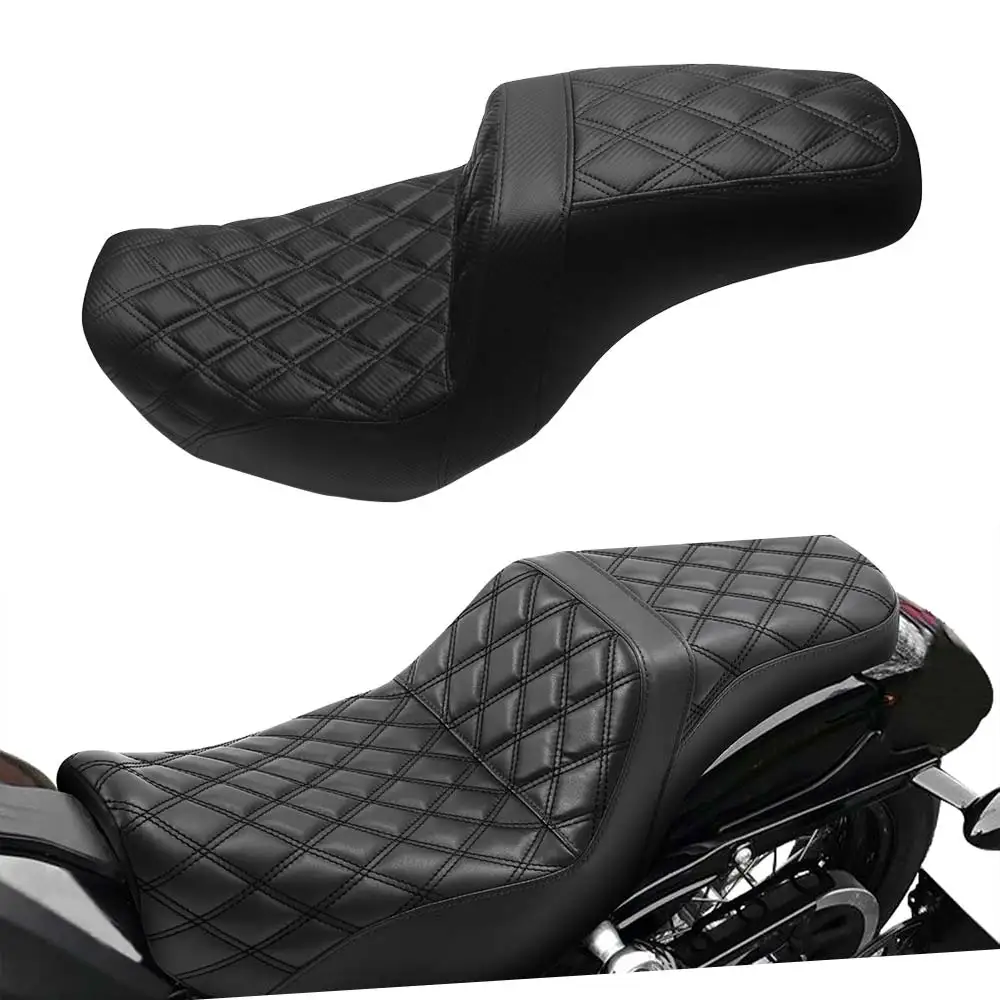 1 Pc Motorcycle Sponge Fill Seat For Harley Dyna Fxdf Fxdfse Fxdl/I Fxdls Fxdb/I Fxdc/I Fxd/I Fxdse Fld Fxdwg/I 2006-2017 Black
