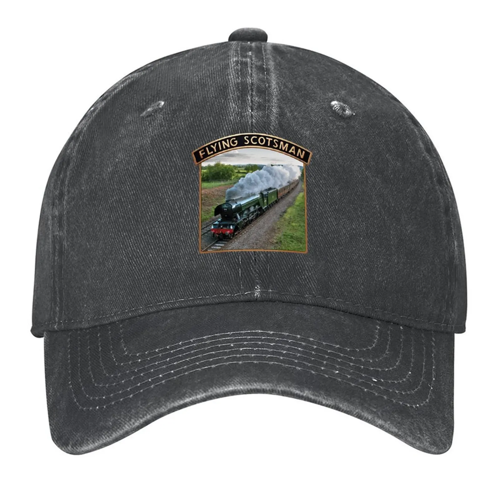 

Flying Scotsman And Nameplate Baseball Cap Trucker Cap tea Hat Christmas Hat Hat Man For The Sun Caps For Women Men's