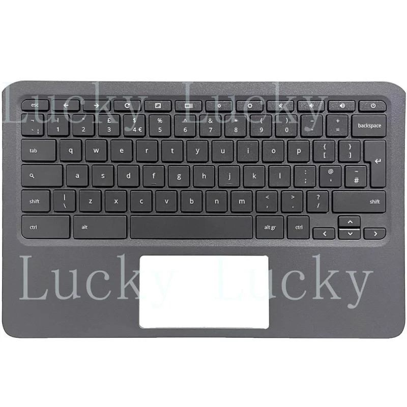 

f English UK Keyboard&PalmRest For HP Chromebook 11 G6 EE L14921-031 Dark Gray New